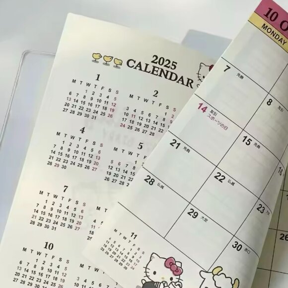 2025 Hello Kitty A5 Planner: Your Year, Your Way - Picture 4 of 5